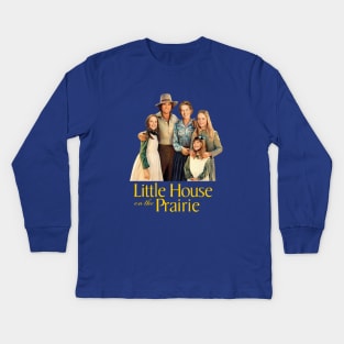 Little House on the Prairie - Group - 70s/80s Tv Show Kids Long Sleeve T-Shirt